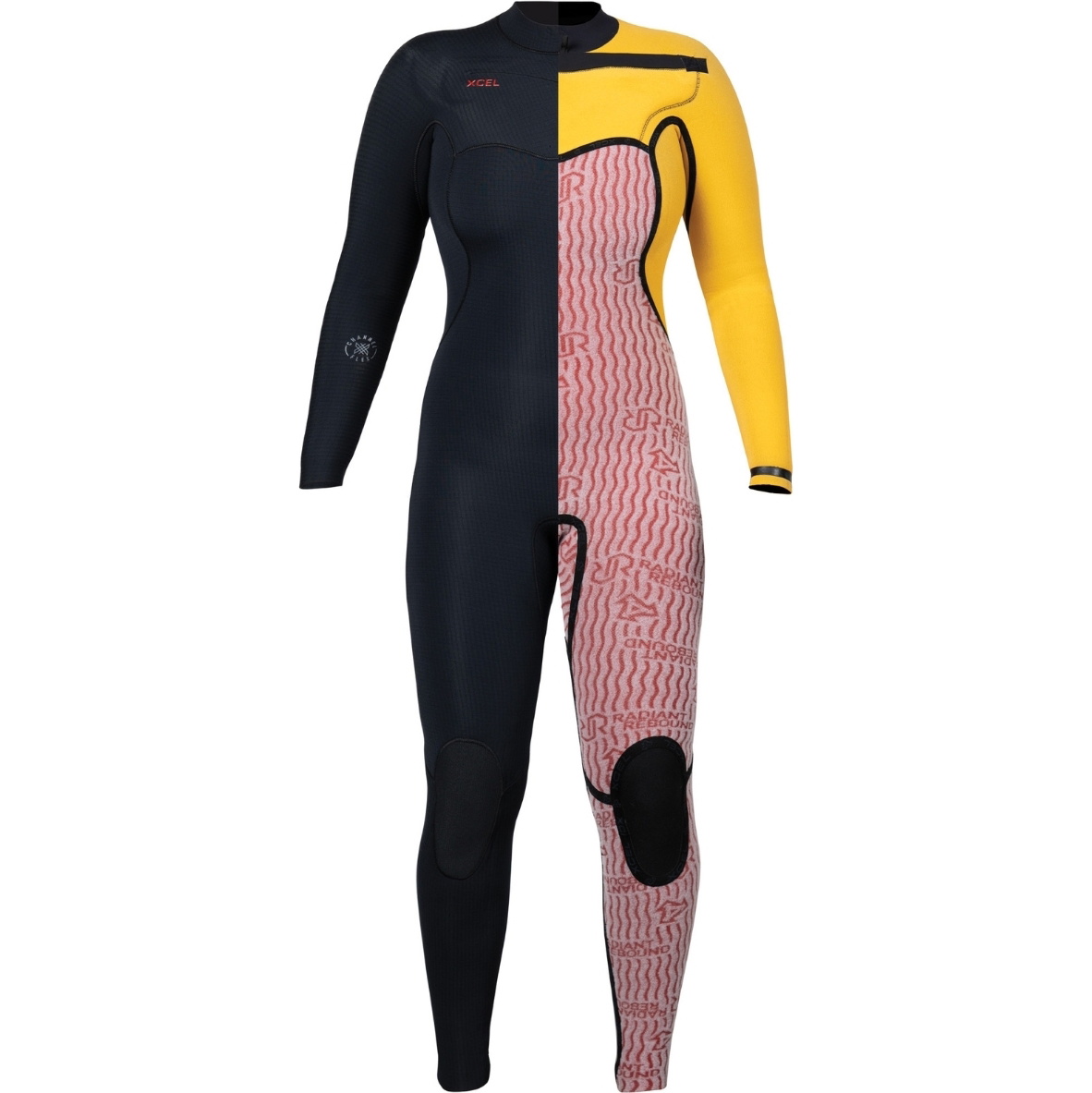 2025 Xcel Dames Infiniti 5/4mm Borst Ritssluiting Wetsuit WN54Z2L4 - Black